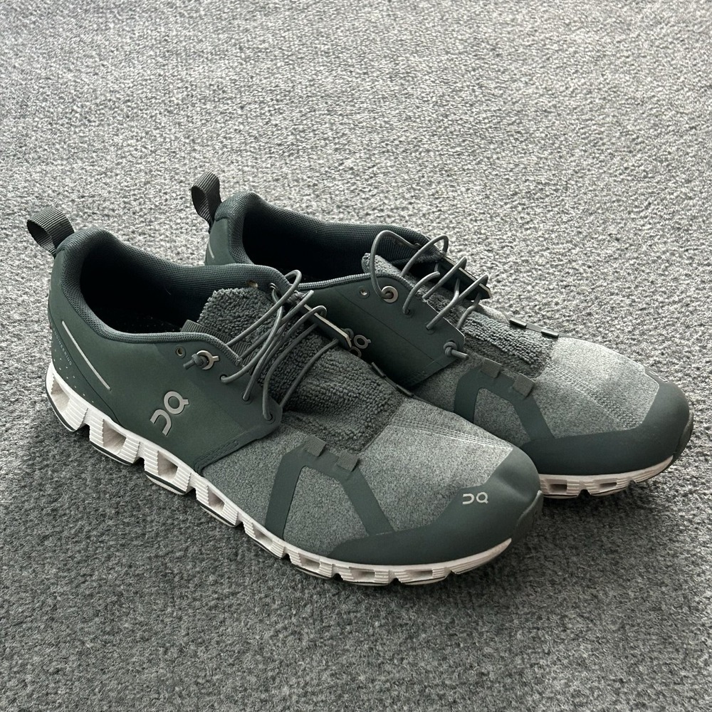 On Cloud Shoes Womens Size 9.5 Green Mesh Running Sneakers CloudTec Lace Up